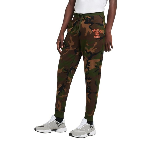 Polo Ralph Lauren Mens Lightweight Fleece Joggers Sweatpants Size M Camo NWT - Picture 3 of 8